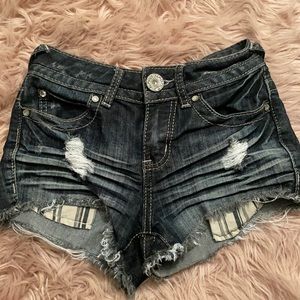 Denim shorts